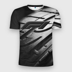 Мужская футболка 3D Slim Formula 1 - Dark theme