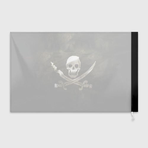Флаг 3D Пиратский флаг - череп с ножами - фото 2