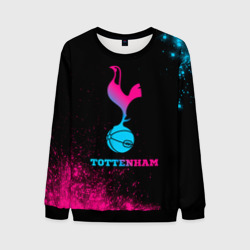 Мужской свитшот 3D Tottenham - neon gradient