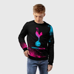 Детский свитшот 3D Tottenham - neon gradient - фото 2