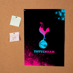 Постер Tottenham - neon gradient - фото 2