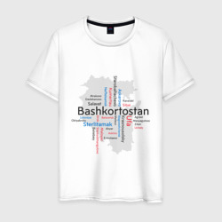 Republic of Bashkortostan – Мужская футболка хлопок с принтом купить со скидкой в -20%