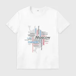 Мужская футболка хлопок Moskau