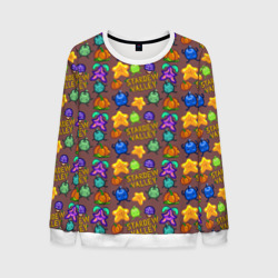 Мужской свитшот 3D Stardew Valley pattern brown