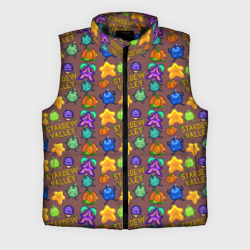 Мужской жилет утепленный 3D Stardew Valley pattern brown