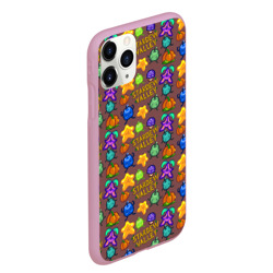 Чехол для iPhone 11 Pro Max матовый Stardew Valley pattern brown - фото 2