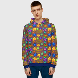 Мужская толстовка 3D Stardew Valley pattern brown - фото 2