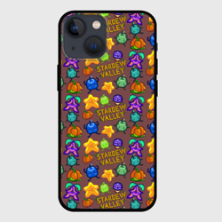 Чехол для iPhone 13 mini Stardew Valley pattern brown