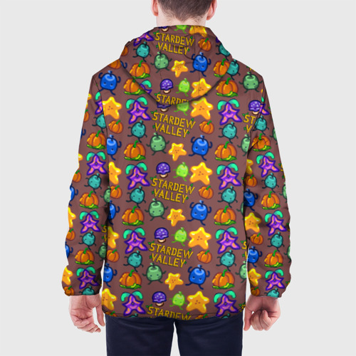 Мужская куртка 3D Stardew Valley pattern brown, цвет 3D печать - фото 5