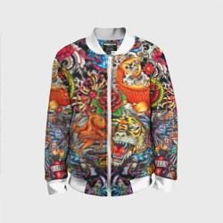 Детский бомбер 3D Красочная иллюстрация