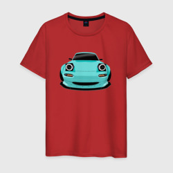 Мужская футболка хлопок Mazda MX5 Miata na JDM
