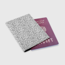 Обложка для паспорта матовая кожа Паук длинный - фото 2