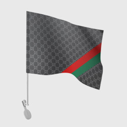Флаг для автомобиля в стиле gucci