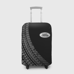 Чехол для чемодана 3D Land Rover tire tracks