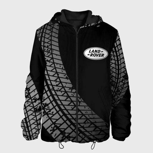 Мужская куртка 3D Land Rover tire tracks, цвет 3D печать