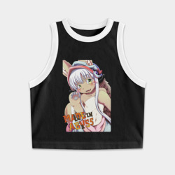 Женская укороченная майка-топ хлопок Made in abyss - Nana