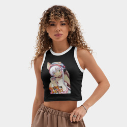 Женская укороченная майка-топ хлопок Made in abyss - Nana - фото 2