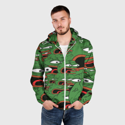 Мужская ветровка 3D  Пепе лягушка - фото 2