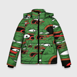 Зимняя куртка для мальчиков 3D  Пепе лягушка
