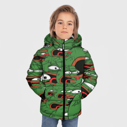 Зимняя куртка для мальчиков 3D  Пепе лягушка - фото 2