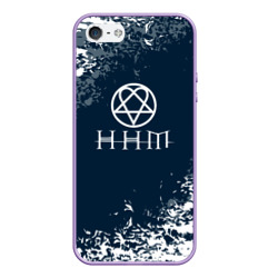 Чехол для iPhone 5/5S матовый Him - Краска