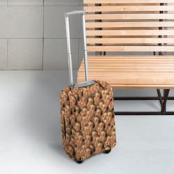 Чехол для чемодана 3D Николас Кейдж мем - фото 2