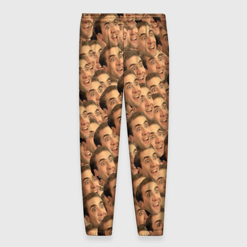 Мужские брюки 3D Николас Кейдж мем, цвет 3D печать - фото 2