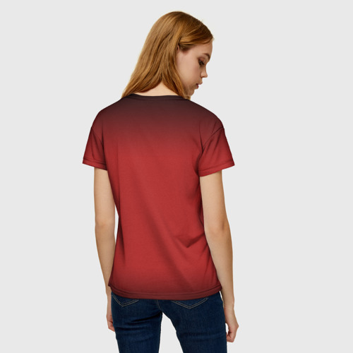 Женская футболка 3D с принтом Ricardo Pepe, вид сзади #2