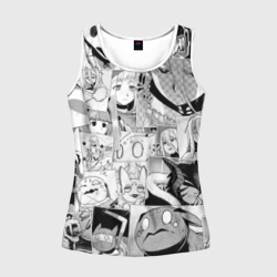 Женская майка 3D Да я паук и что с того pattern