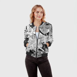Женский бомбер 3D Да я паук и что с того pattern - фото 2