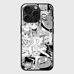 Чехол силиконовый для Apple iPhone 15 Pro матовый Да я паук и что с того pattern
