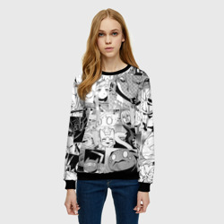 Женский свитшот 3D Да я паук и что с того pattern - фото 2