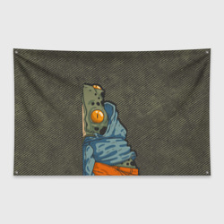 Флаг-баннер Уставшая лягушка