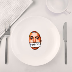 Набор: тарелка + кружка My name is - Eminem - фото 2