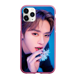 Чехол для iPhone 11 Pro матовый Stray Kids 2nd World Tour Maniac Lee Know