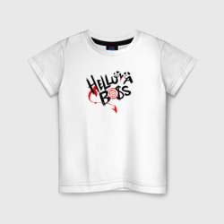 Детская футболка хлопок Hell boss