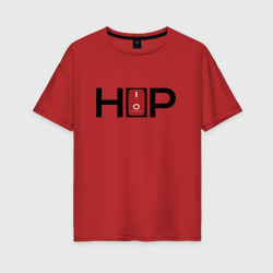 Женская футболка хлопок Oversize Hip Hop Switch