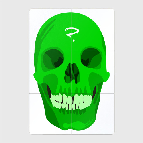 "Advanced Humor : Skull face emoji, Tiktok skull emoji, skeleton emoji" Sticker 