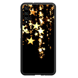 Чехол для Honor 20 Золотые праздничные звезды