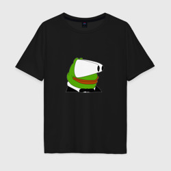 Мужская футболка хлопок Oversize Booba Pepe