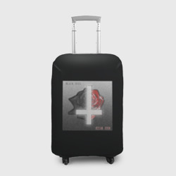 Чехол для чемодана 3D Pyrokinesis - Black Roze x Red Roze