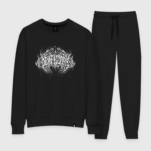 Женский костюм хлопок Deathcore Dark lettering graffiti