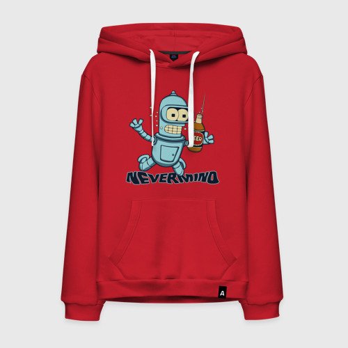 Мужская толстовка хлопок Little Bender, цвет красный