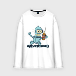 Мужской лонгслив oversize хлопок Little Bender