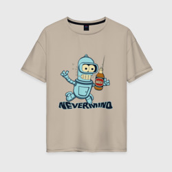 Женская футболка хлопок Oversize Little Bender