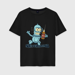 Женская футболка хлопок Oversize Little Bender