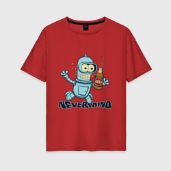 Женская футболка хлопок Oversize Little Bender