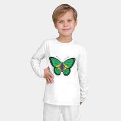 Детская пижама с лонгсливом хлопок Бабочка - Бразилия - фото 2