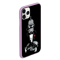 Чехол для iPhone 11 Pro Max матовый The Bender gentleman - фото 2