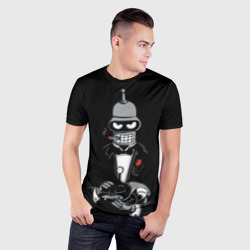 Мужская футболка 3D Slim The Bender - фото 2